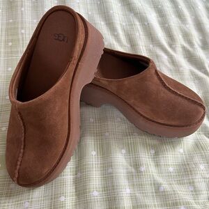 UGG Women's Chestnut Suede Mules